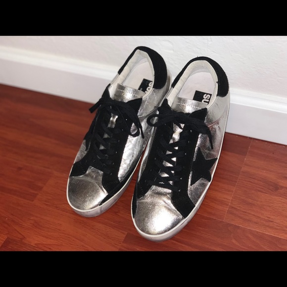 golden goose silver black